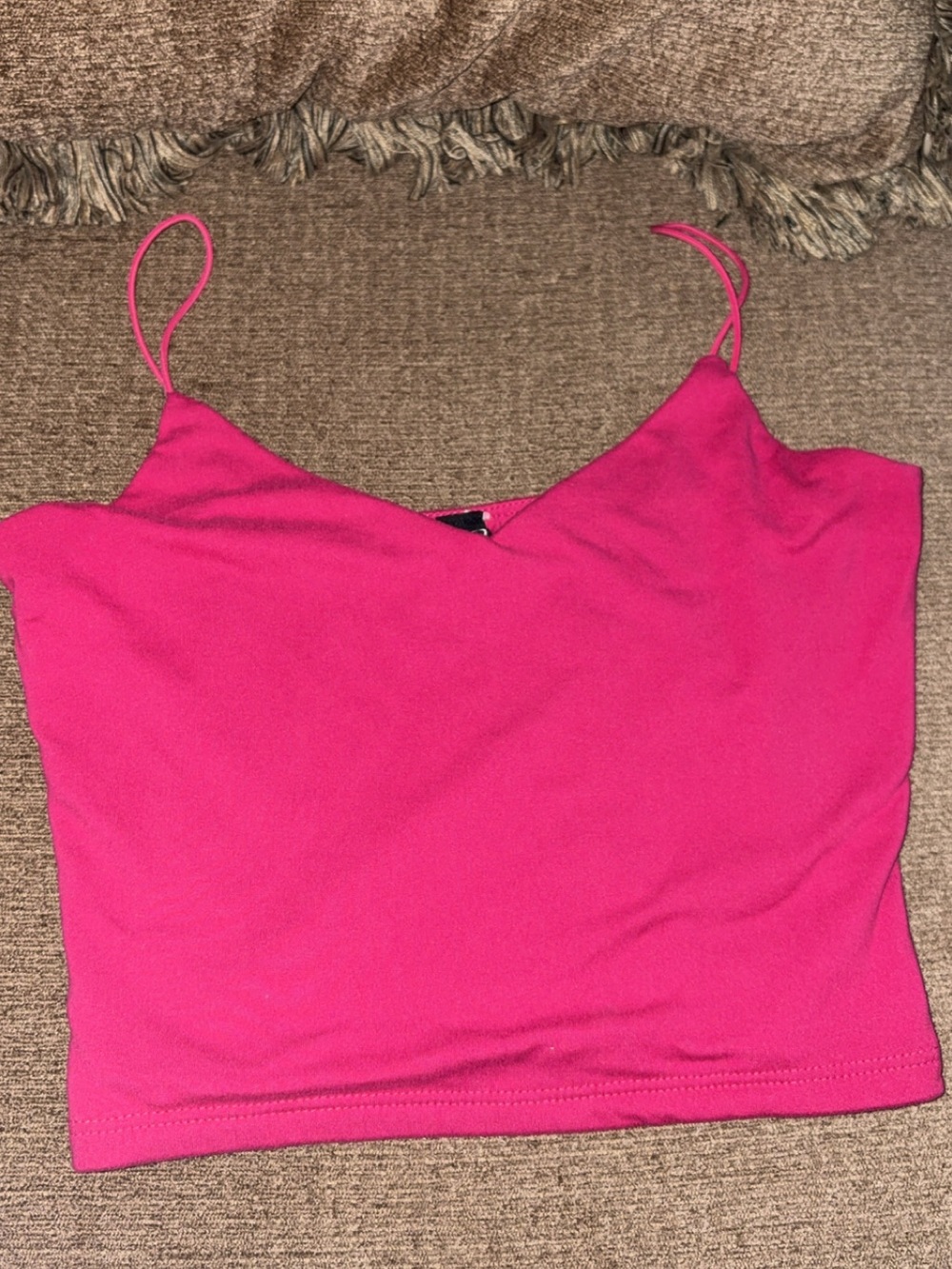 Bright Pink Women's Cami Tank Top